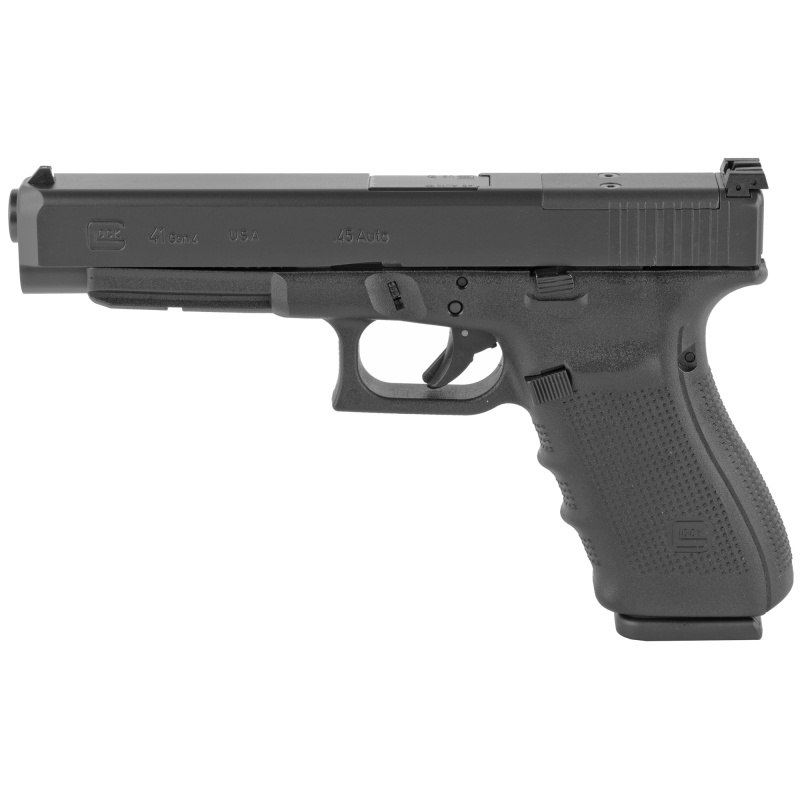 41 Gen4 MOS .45 ACP 5.3 Inch Barrel Black Finish Adjustable Sights Three 13 Magazines Round Made In USA