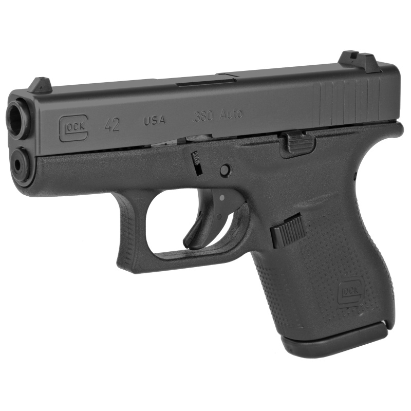 G42 | 380 ACP, 3.25in Barrel, Two 6rd Magazines, Black Finish