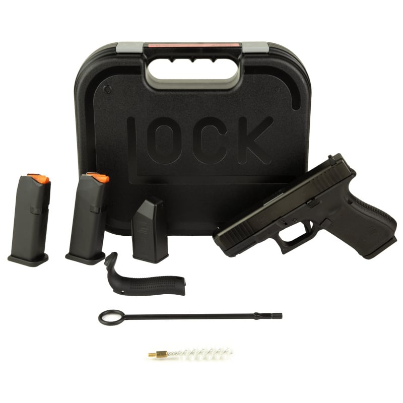 19V, V Series, Striker Fired, Semi-automatic, Polymer Frame Pistol, Full Size, 9MM, 4.02" Marksman Barrel, nDLC Finish, Fixed Sights, Ambidextrous Slide Stop Lever, Flared Mag Well, No Finger Grooves, Front Serrations 10 Rounds, 3 Magazines UV1950201