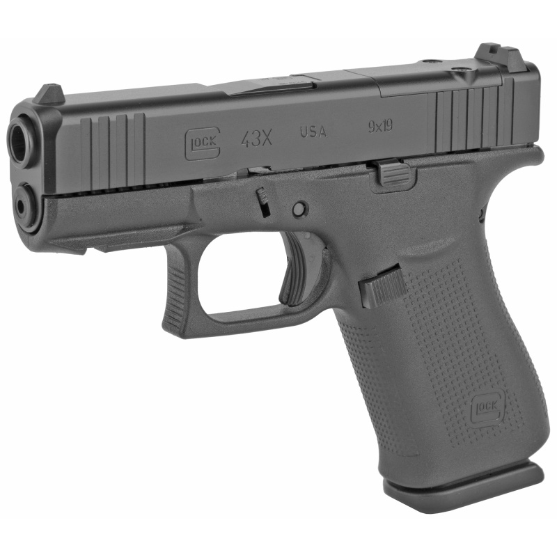 G43X MOS | 9mm, 3.41in Barrel, Two 10rd Magazines, Optics Ready, Black Finish, Made in USA