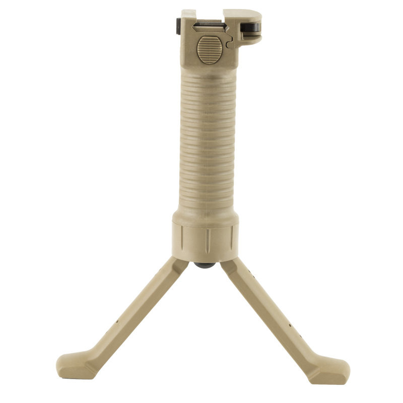 Law Enforcement Grip Pod, Fits Picatinny, All Polymer Construction, Cam Lever, Tan Finish GPS-LET-CL