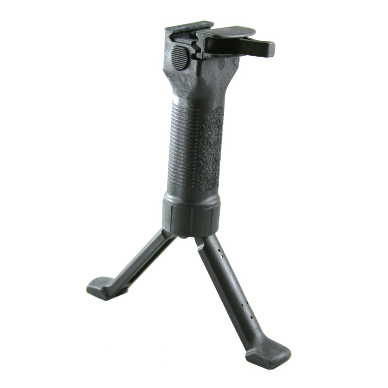 Grip Pod, Fits Picatinny, Steel Reinforced Legs, Cam Lever, Black Finish GPS-V2-CL