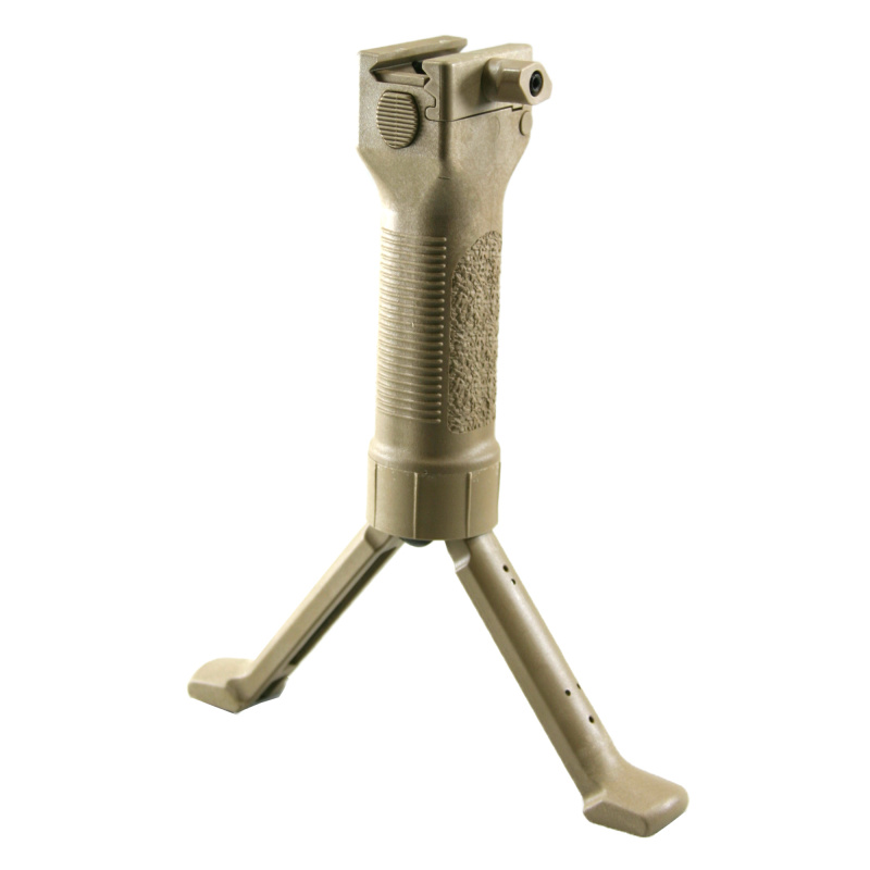 Grip Pod, Fits Picatinny, Steel Reinforced Legs, Tan Finish GPSV2T
