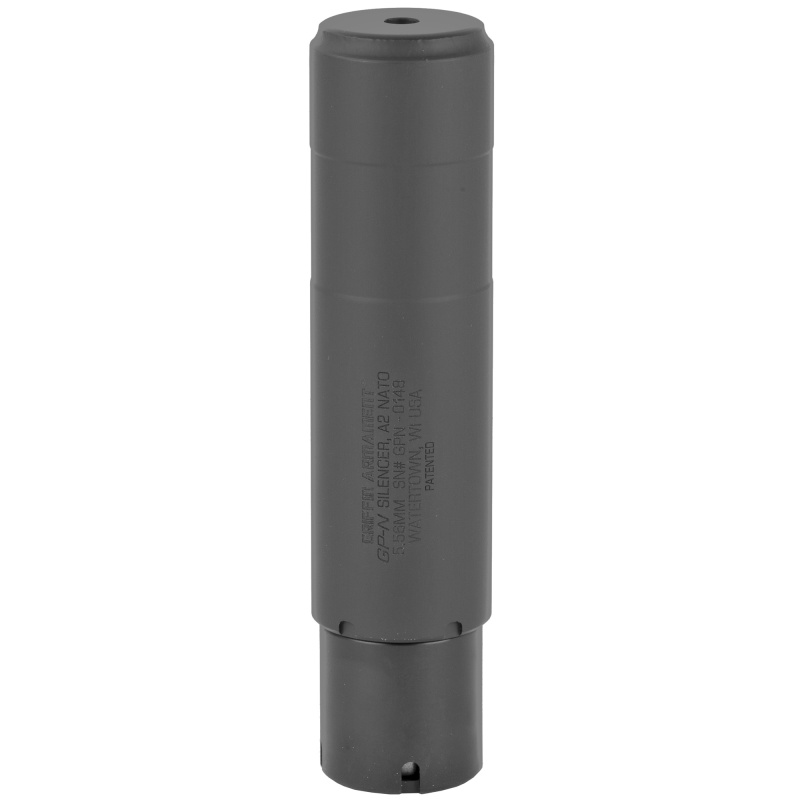 GP-NATO, 556NATO, 6.5"L X 1.5"W, 17-4PH Stainless Steel, Full Auto Rated, Fits Most 22mm NATO A1/A2 Flash Hider & Griffin's Gate-LOK Hammer Comp, Black GAGPN-W