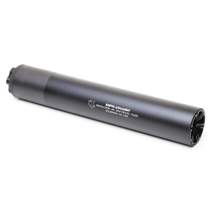 Revolution 45, 8.2" Long, 45 ACP, 6061 T6 Aluminium & 17-4 Stainless Steel, Black Type III Hardcoat Anodized Finish, 12oz GAREV45