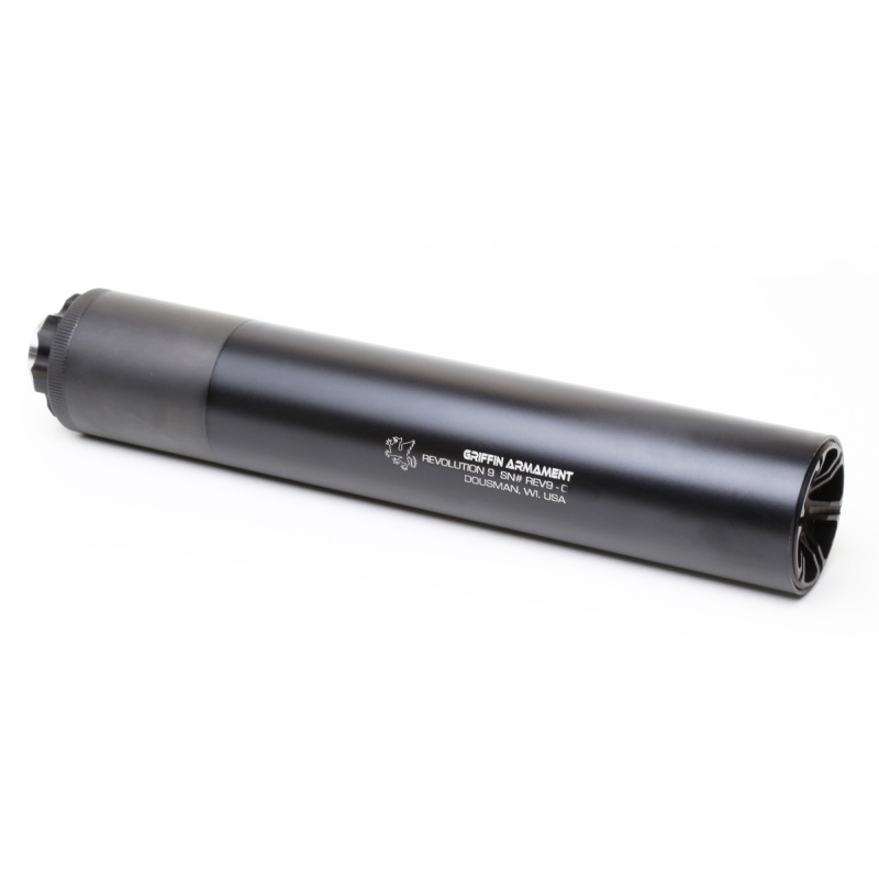 Revolution 9 | Pistol or 3 lug mount interfaces, 7.6" Long, 11.2 Oz, 9mm