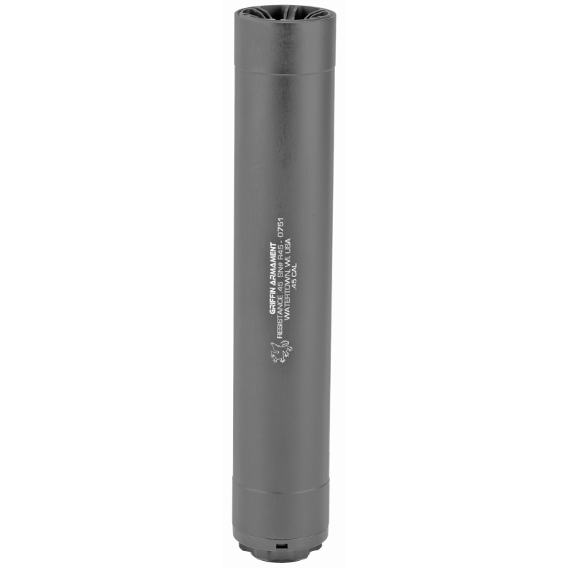 Resistance 45, 7.9", 45 ACP, 17-4PH Stainless Steel, Black Finish, 11.6oz, Includes .578x28 Piston and Take Down Tool GARS45