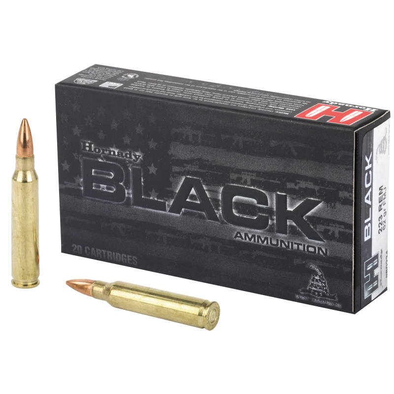 Black .223 Remington 62 Grain Full Metal Jacket