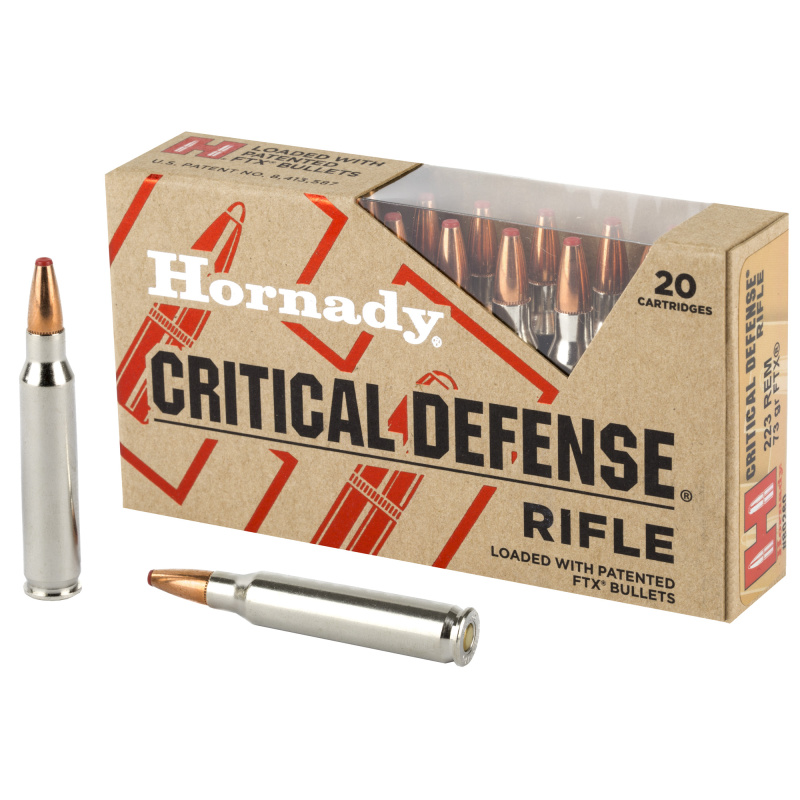 Critical Defense Rifle |223 Remington, 73Grain, FlexTip, 20 Round Box 80260