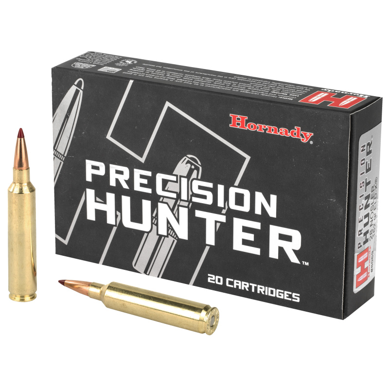 Precision Hunter, 28 Nosler, 162 Grain, ELD-X, 20 Round Box 8069