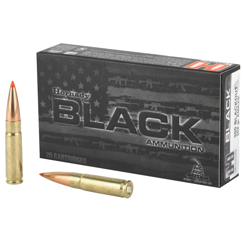 Black .300 AAC Blackout 208 Grain A-Max