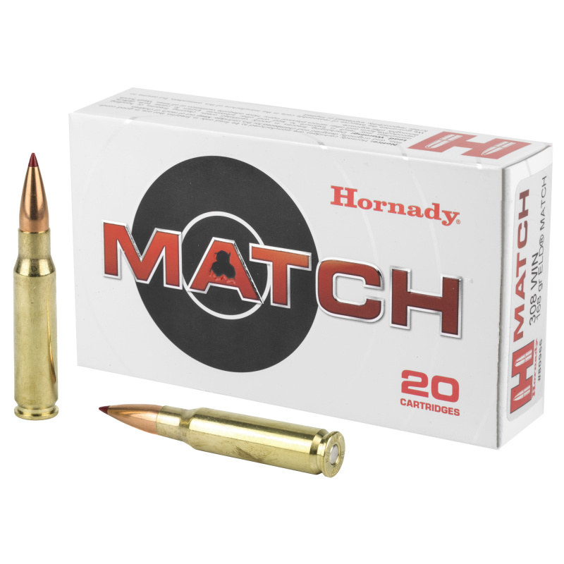Match Rifle Ammunition .308 Winchester 168 Grain ELD Match