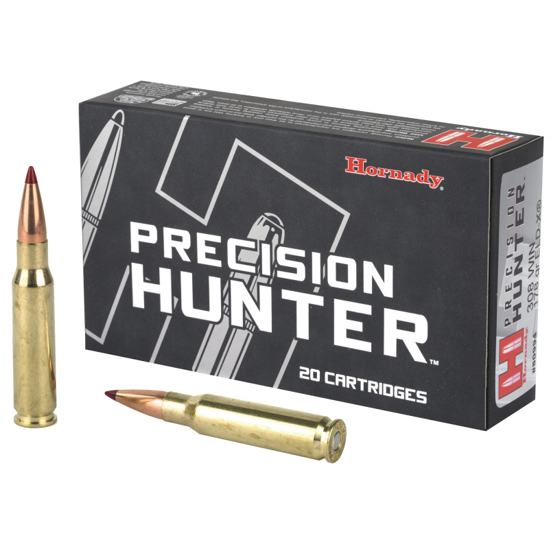 Precision Hunter .308 Winchester 178 Grain ELD-X Box of 20 Rounds