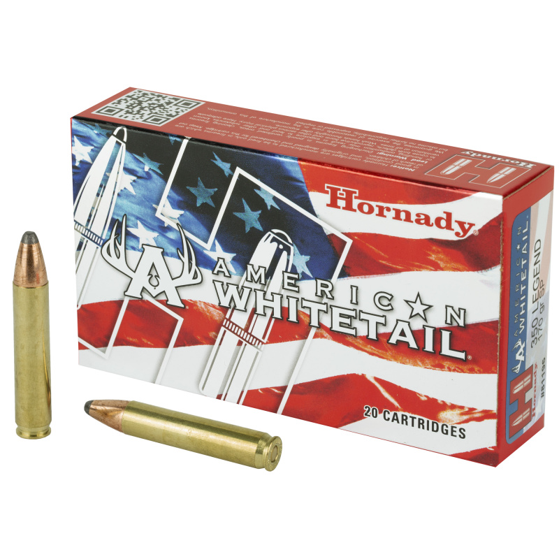 American Whitetail, 350 Legend, 170 Grain, InterLock, 20 Round Box 81196