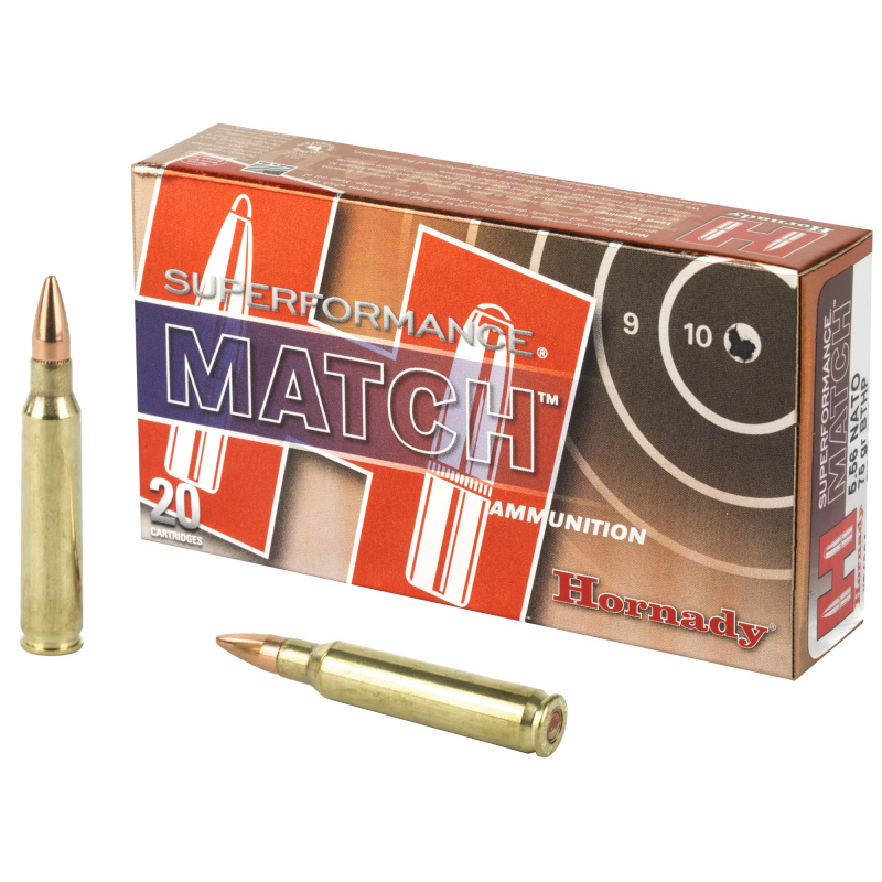 Superformance 5.56mm NATO 75 Grain Boattail Hollow Point Match