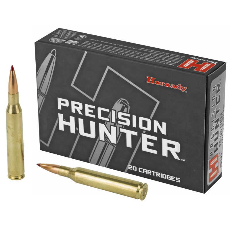 Precision Hunter, 25-06 Rem, 110 Grain, ELD-X, 20 Round Box 8143