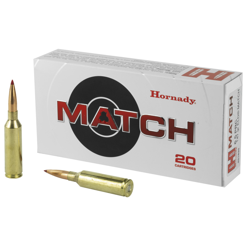Match, 6.5 PRC, 147 Grain, ELD Match, 20 Round Box 81620