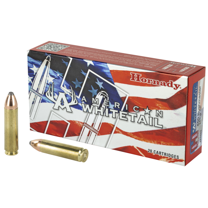 American Whitetail, 450 Bushmaster, 245 Grain, InterLock, 20 Round Box 82242