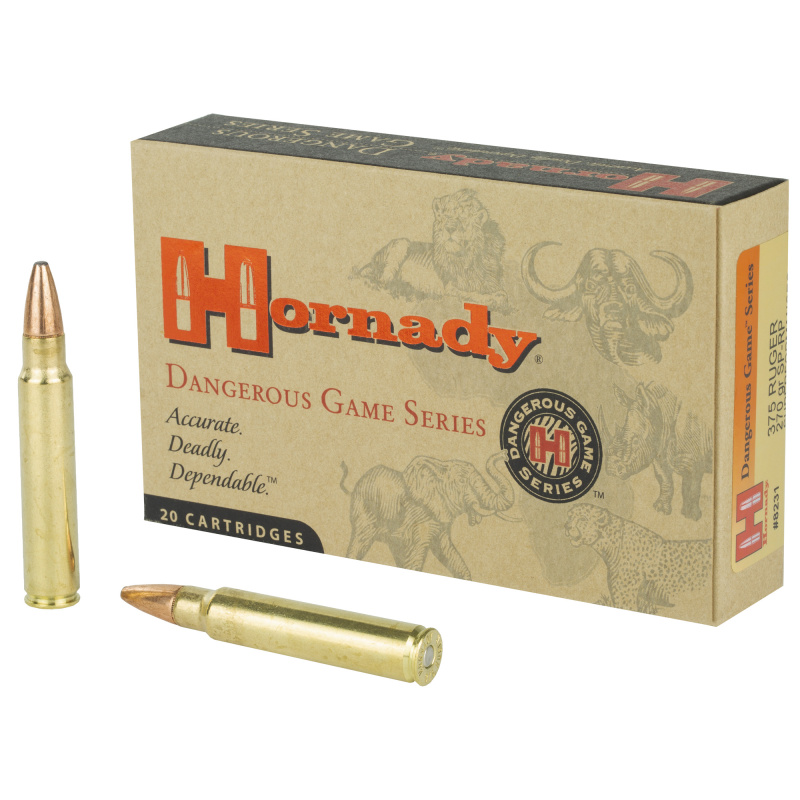 Dangerous Game, 375 Ruger, 270 Grain, Soft Point, InterLock, 20 Round Box 8231