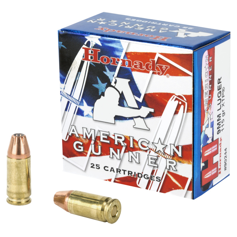 American Gunner 9mm Luger 115 Grain XTP