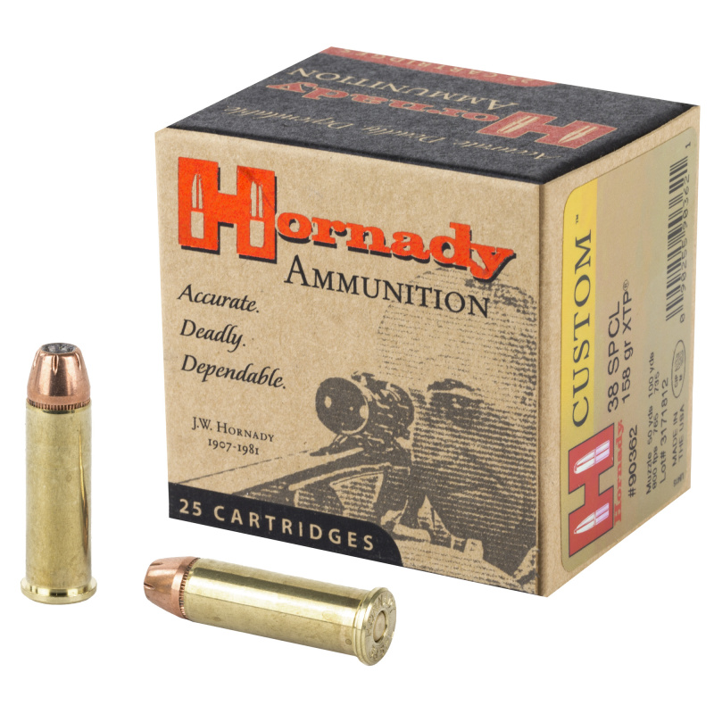 Custom .38 Special 158 Grain Jacketed Hollow Point XTP