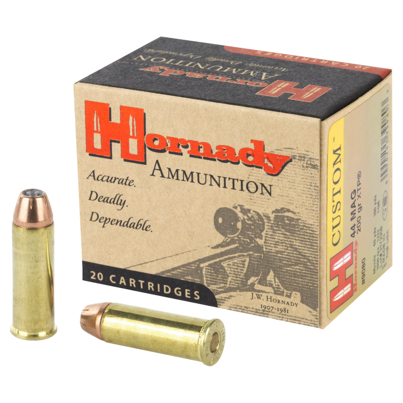Custom .44 Remington Magnum 200 Grain Jacketed Hollow Point XTP