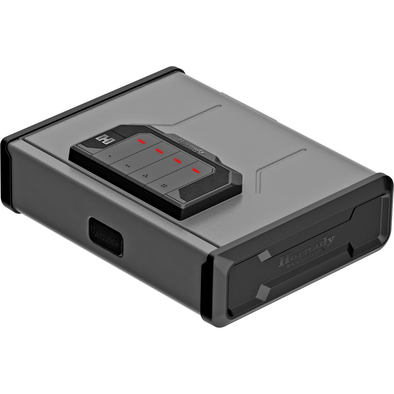 DIGI-Vault, Heavy-Duty Steel Construction, Programmable 4-6 Digit Keypad, Backup Key, Black and Gray 95442
