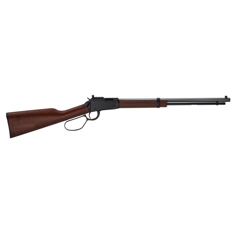 H1 Tracker, Lever Action Rifle, 22LR, 20" Barrel, Octagon Blued Steel, American Walnut Stock, Checkered Grip, Skinner Peep Rear Sight, Brass Bead Front Sight, 16 Rounds H001TP-22