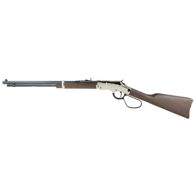 Silver Boy Large Loop, Lever Action Rifle, 22LR, 20" Octagon Barrel, Silver Receiver, Walnut Stock, Adjustable Sights, 16 Rounds H004SL