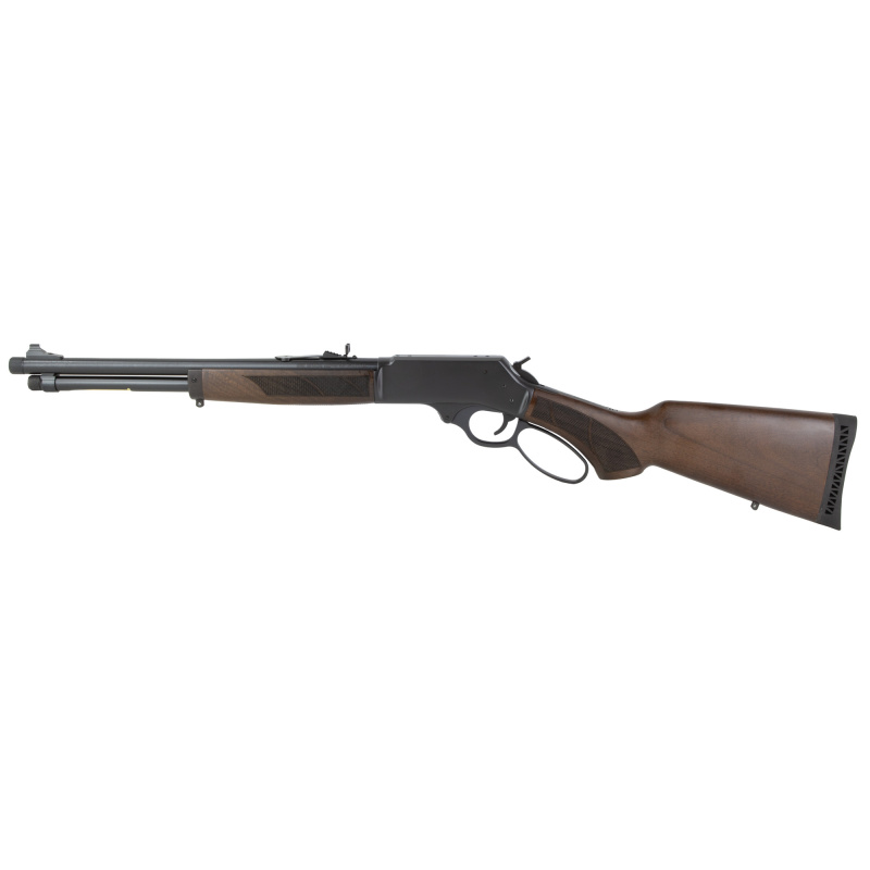 H09 Provider Carbine, Lever Action Rifle, 30-30 Winchester, 16.5" Threaded Barrel, 5/8X24 Thread Pitch, Round Blued Steel, Blued Steel Receiver, American Walnut Stock, Checkered Grip, Adjustable Semi-Buckhorn Rear Sight with Diamond Insert, Brass Bead Fr