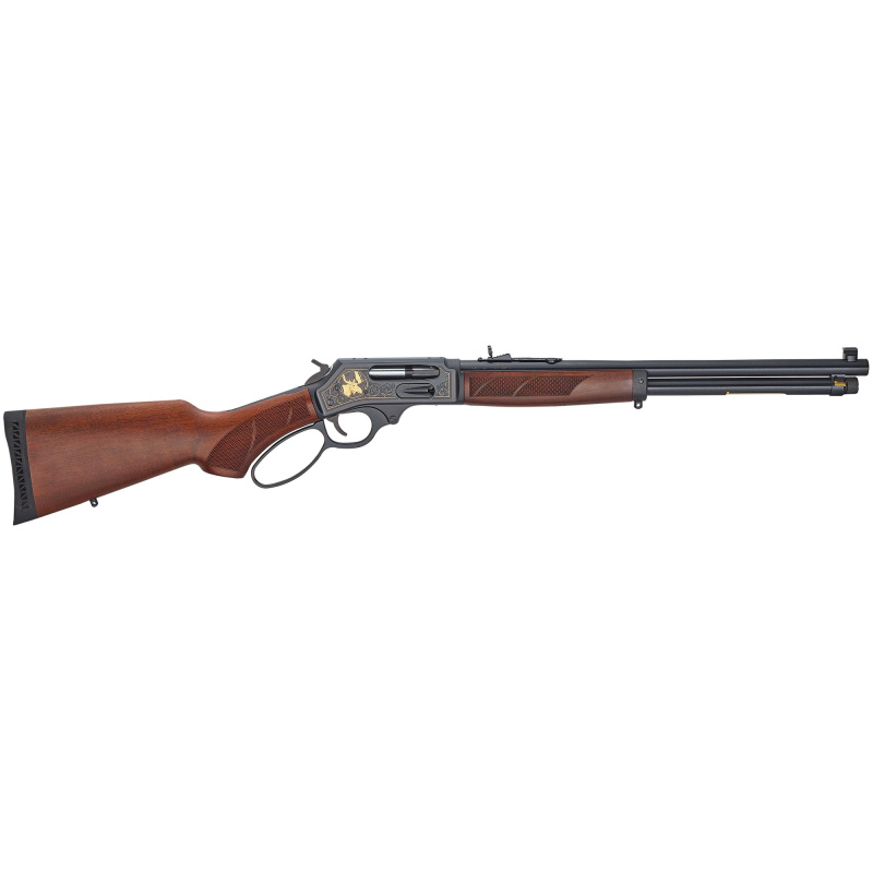 Steel Wildlife Edition, Lever Action Rifle, 45-70 Government, 18.43" Round Barrel, Blued Receiver, Walnut Stock, 4 Rounds H010GWL