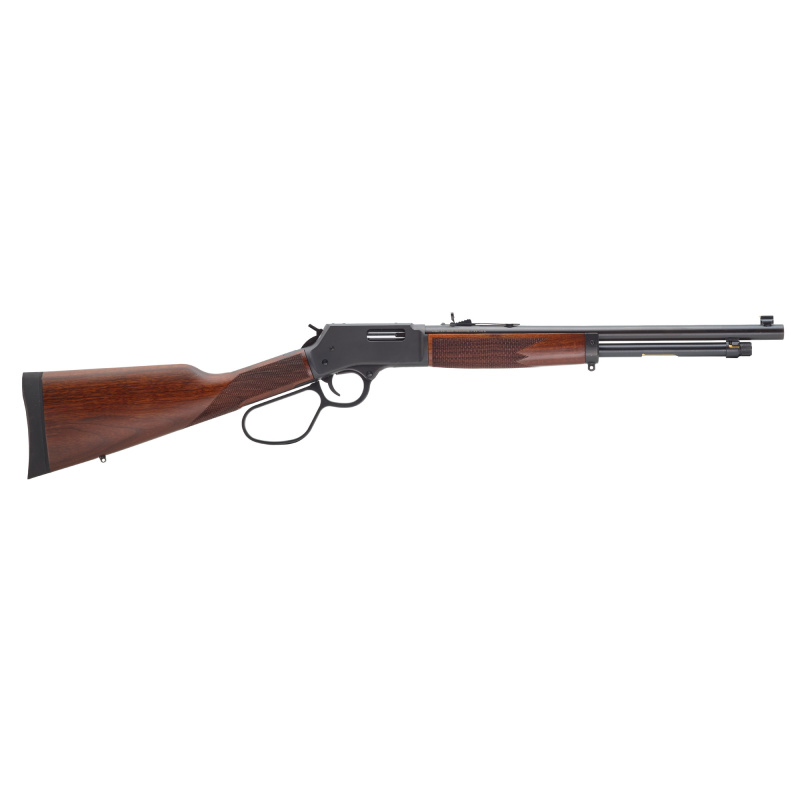 Big Boy Steel Carbine, Lever Action Rifle, 327 Federal Magnum, 16.5" Octagon Barrel, Brass Finished Reciever, Walnut Stock, 7Rd H012MR327