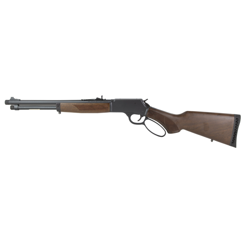 H12 Provider Carbine, Lever Action Rifle, .44 Magnum/.44 Special, 20" Threaded Barrel, 5/8X24 Thread Pitch, Round Blued Steel, Blued Steel Receiver, American Walnut Stock, Checkered Grip, Adjustable Semi-Buckhorn Rear Sight with Diamond Insert, Brass Bea