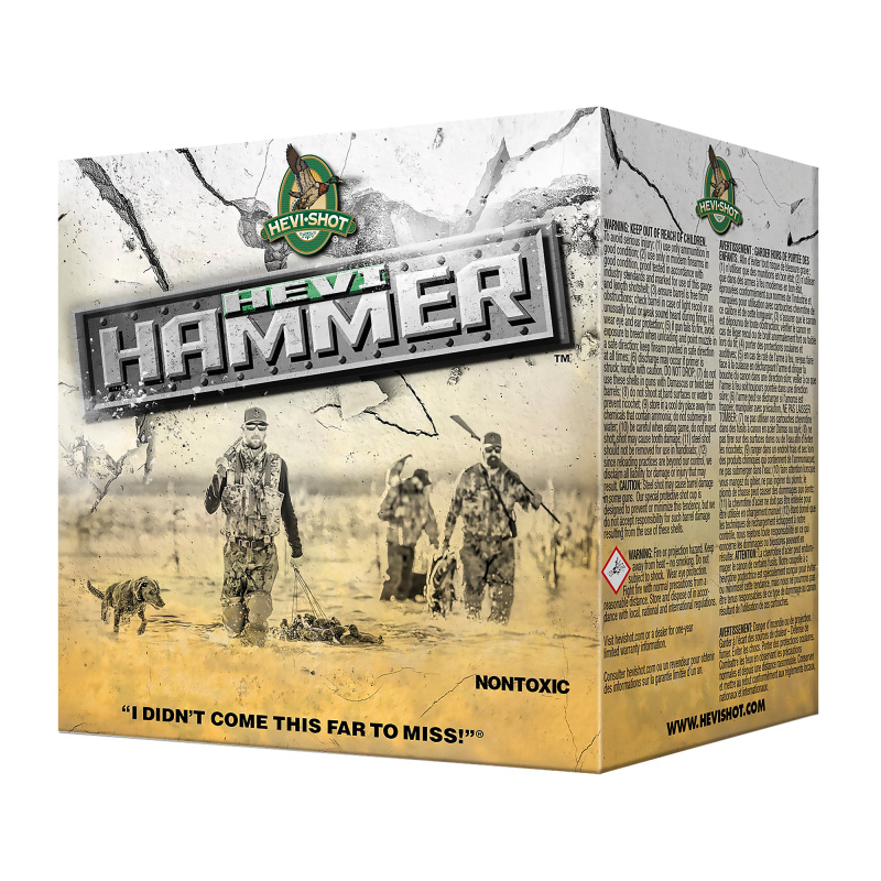 HEVI-Shot, HEVI-Hammer, 12 Gauge 3", Max Dram, 1 1/4 oz, #2 Shot Size, 25Rd Box HS28002