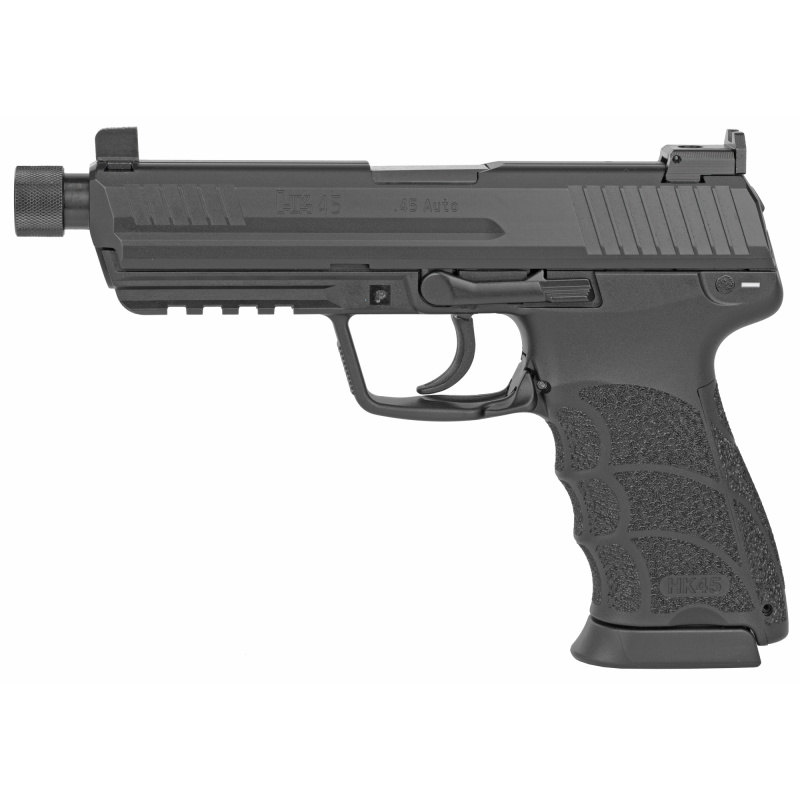 45 Tactical, V7, LEM Double Action Only, Full Size, 45ACP, 5.2" Threaded Barrel, Polymer Frame, Black Finish, Suppressor Sights With Tritium Front Sight, 10Rd, 2 Magazines 81000032