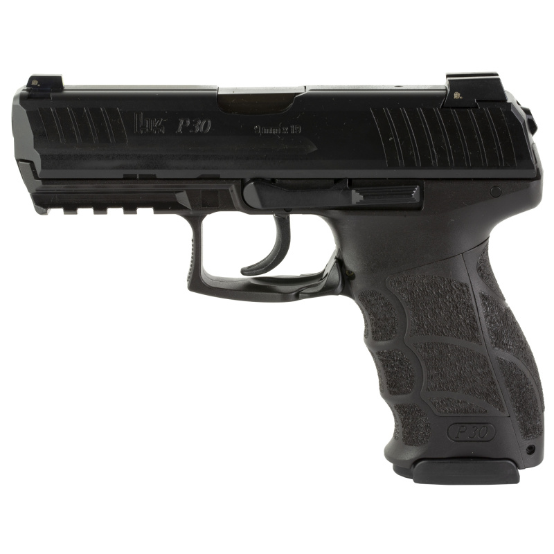 P30, Semi-automatic, DAO, 9MM, 3.85" Barrel, LEM, Polymer Frame, Black Frame, Night Sights, 17Rd, 3 Magazines 81000104