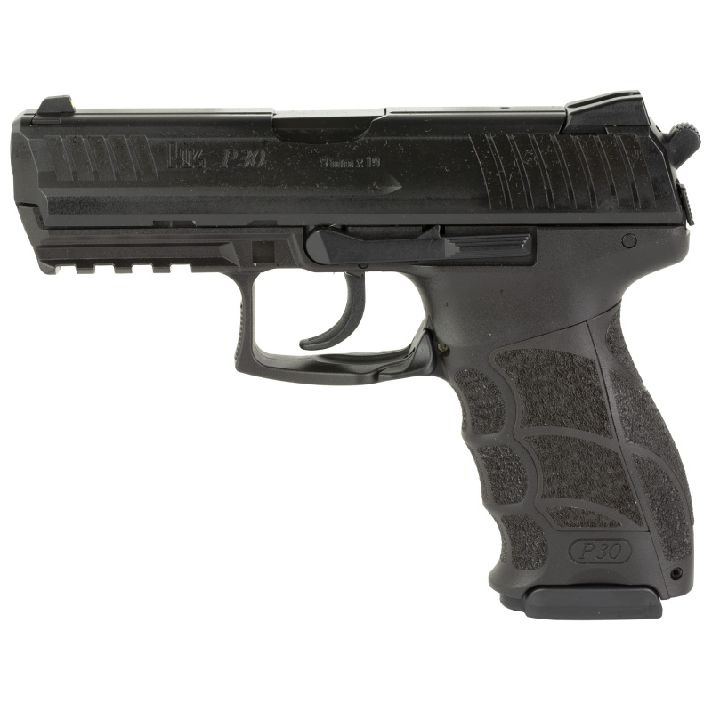 P30, Semi-automatic, DA/SA, 9MM, 3.85" Barrel, Polymer Frame, Black Finish, 17Rd, 2 Magazines 81000107