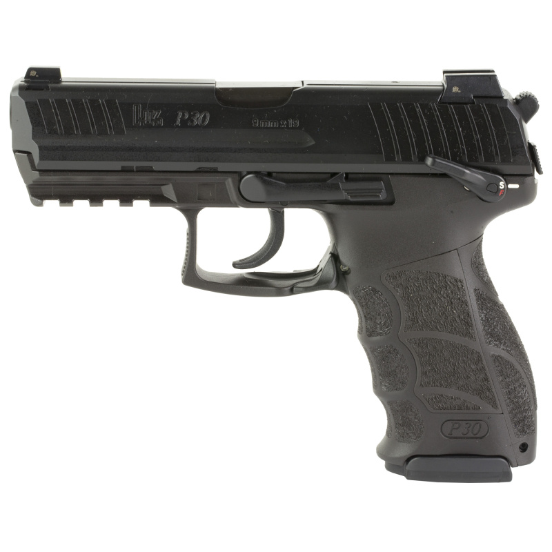 P30S, Semi-automatic, DA/SA, 9MM, 3.85" Barrel, Polymer Frame, Black Finish, Night Sights, 17Rd, 3 Magazines 81000112