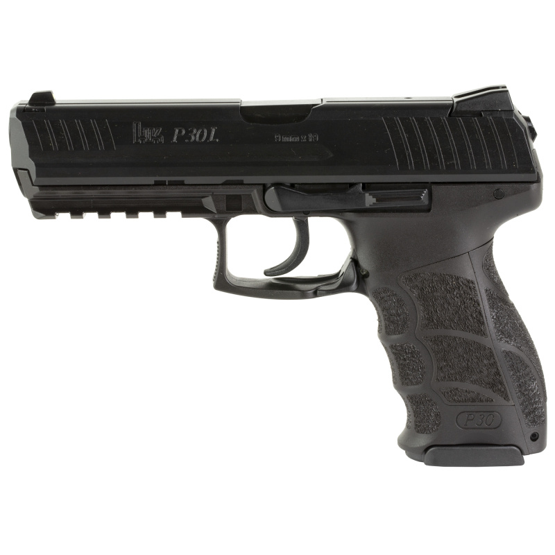 P30L, V1, Light LEM, Long Slide, Double Action Only, Semi-automatic, Polymer Frame Pistol, Full Size, 9MM, 4.45" Barrel, Black, 3 Dot Sights, 10 Rounds, 2 Magazines 81000117