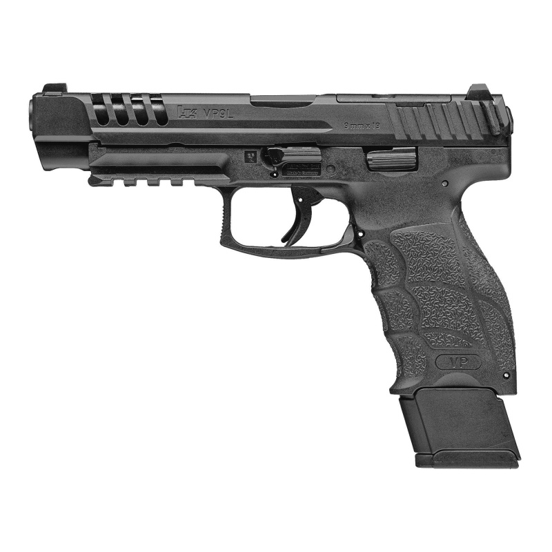 HK VP9L OR | 9x19mm, Optics Ready, 5" Barrel Long Slide, 2 20Rd Magazines, Standard Sights, Optic and Optics Plate Sold Separately