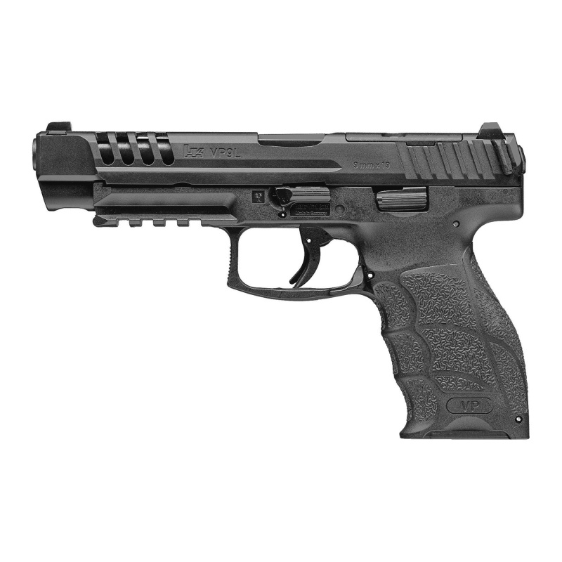 VP9L OR, Semi-automatic, Striker Fired, 9MM, 5" Barrel, Black Color, Polymer Frame, Optics Ready, 10Rd, 2 Magazines 81000593