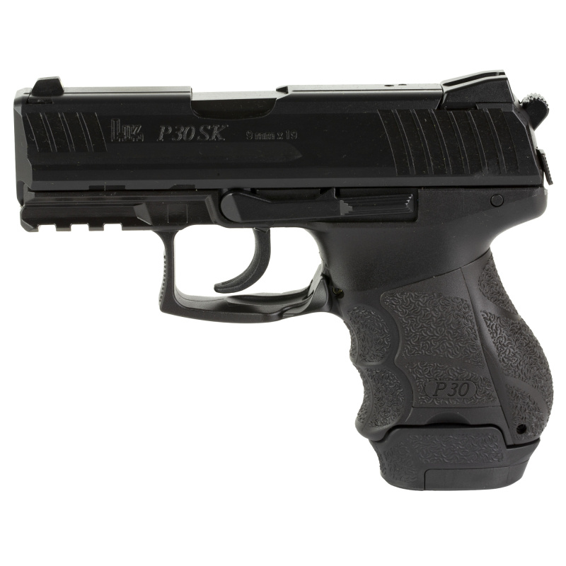 P30SK, Semi-automatic, DA/SA, 9MM, 3.27" Barrel, Polymer Frame, Black Finish, 3 Dot Sights, 2 Magazines, 1-15Rd & 1-12Rd 81000823