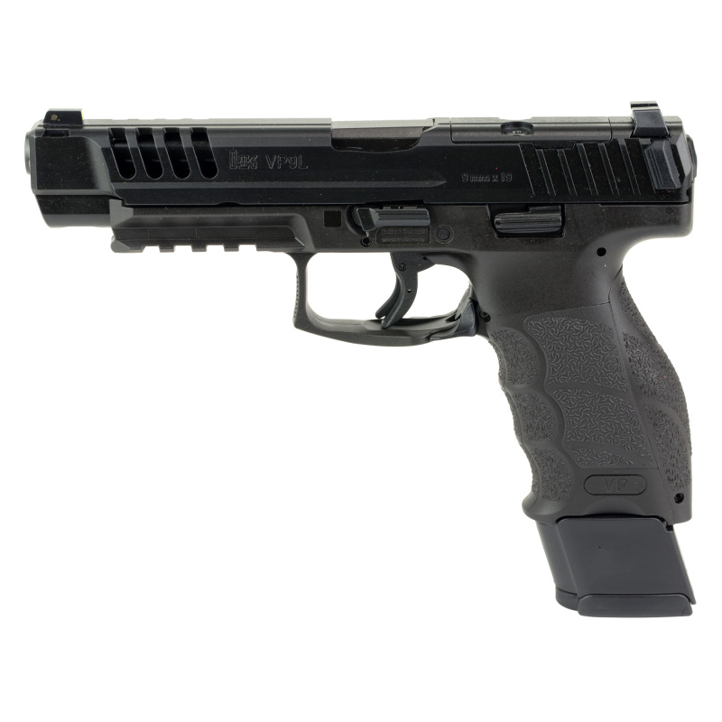 VP9L, Semi-automatic, Striker Fired, Fullsize, 9MM, 5" Barrel, Matte Finish, Black, Optics Ready, Front Night Sight, 2 Magazines, 20 Rounds 81001156