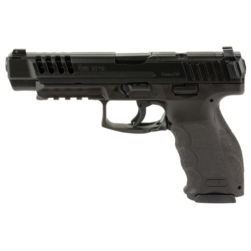 VP9L, Semi-automatic, Striker Fired, Fullsize, 9MM, 5" Barrel, Matte Finish, Black, Optics Ready, Front Night Sight, 2 Magazines, 10 Rounds 81001158