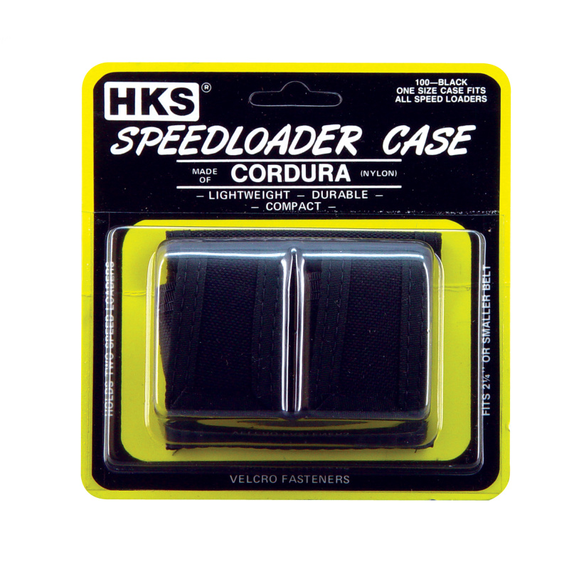 100-B Double Speedloader Case Black