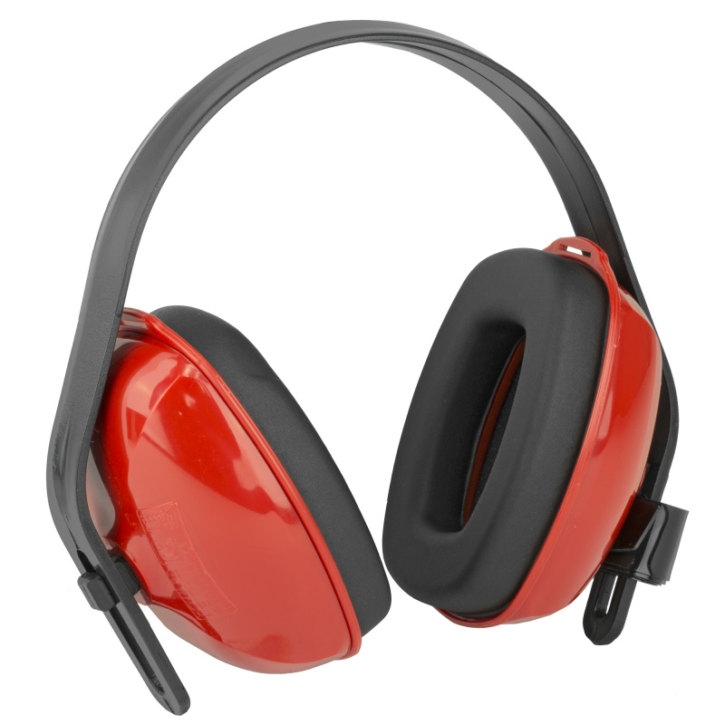 QM 24+ Earmuff Multiple Position Earmuff Red/Black