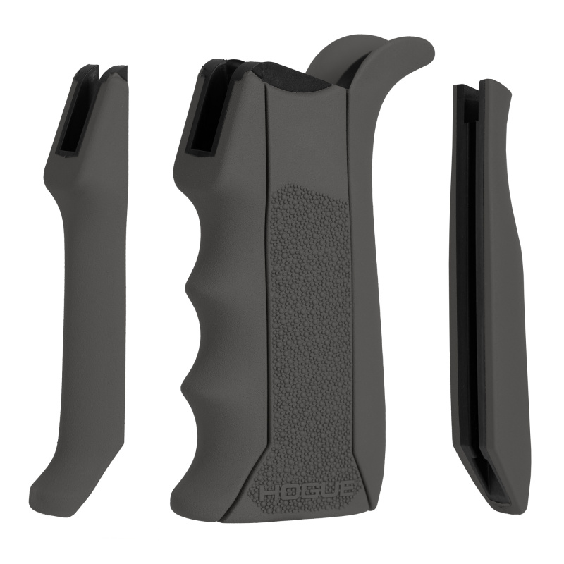 Modular Overmolded Rubber Grip, Fits AR-15, Matte Finish, Gray 13042