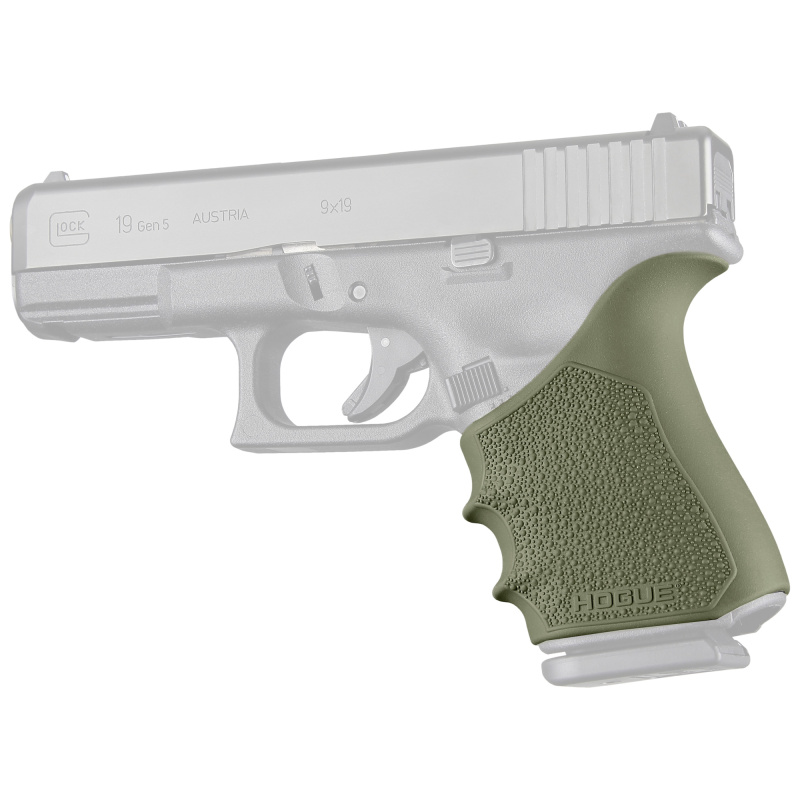 HandAll Beavertail Grip Sleeve, OD Green, Fits Glock 19, 23, 32, 38 Gen 1-2-5 17051