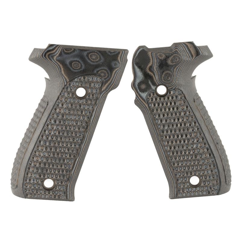Grip, Fits Sig P226, Black/Gray, Piranha Grip G10 26137