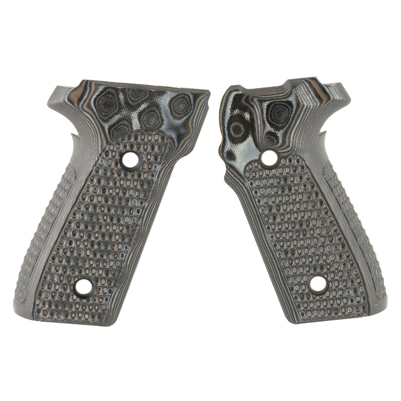 Grip, Fits Sig P228/229, Black/Gray, Piranha Grip G10 28137